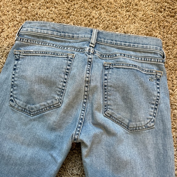 Rag & Bone Light Blue Skinny Jeans - Picture 5 of 7